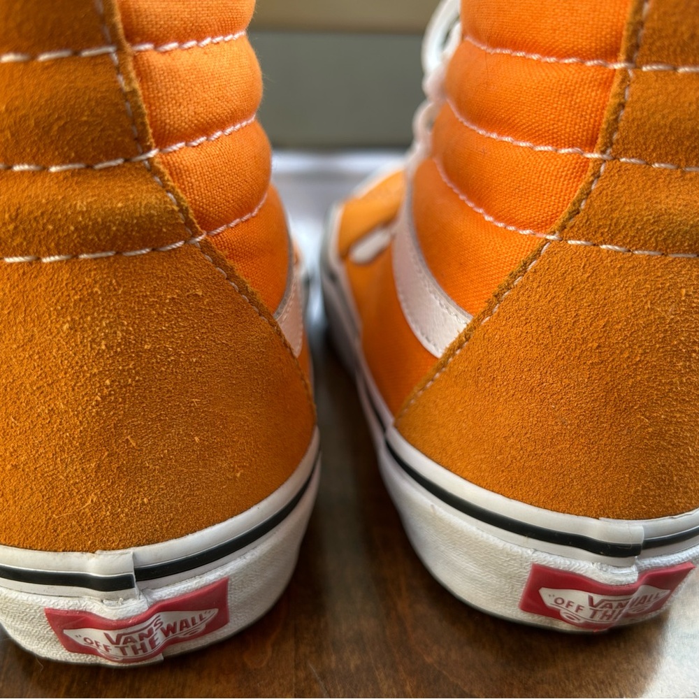 Vans Sk8-Hi - Kids 4.5 - Desert Sun - Orange Hi tops - Picture 4 of 15